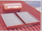 Maltezos ανοξείδωτος ηλιακός θερμοσίφωνας Κεραμ/πής - Χρώματος κεραμιδί MALT H R K 200 L / 2 NCS 90x150