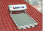 Maltezos ανοξείδωτος ηλιακός θερμοσίφωνας Κεραμ/πής MALT H R 125L/2E SAC 100x150
