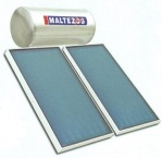 MALTEZOS GLASS ηλιακός θερμ/νας Ταράτσας GL 200L/3E/2SAC 90x150